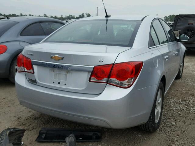 1G1PF5S96B7300568 - 2011 CHEVROLET CRUZE LT SILVER photo 4