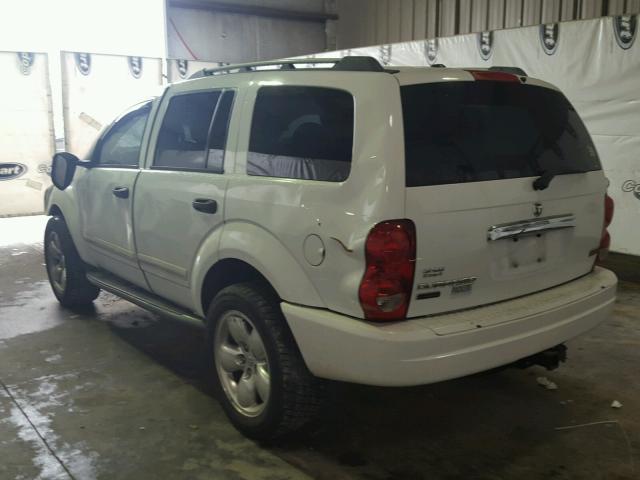 1D4HD58266F107900 - 2006 DODGE DURANGO LI WHITE photo 3