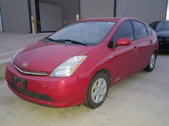 JTDKB20UX83302004 - 2008 TOYOTA PRIUS RED photo 2