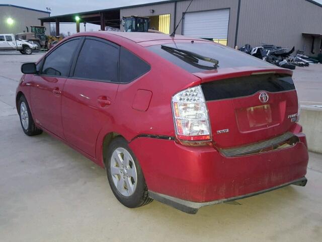 JTDKB20UX83302004 - 2008 TOYOTA PRIUS RED photo 3