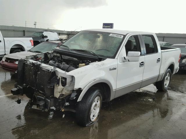 1FTRW12W47KC94921 - 2007 FORD F150 SUPER WHITE photo 2