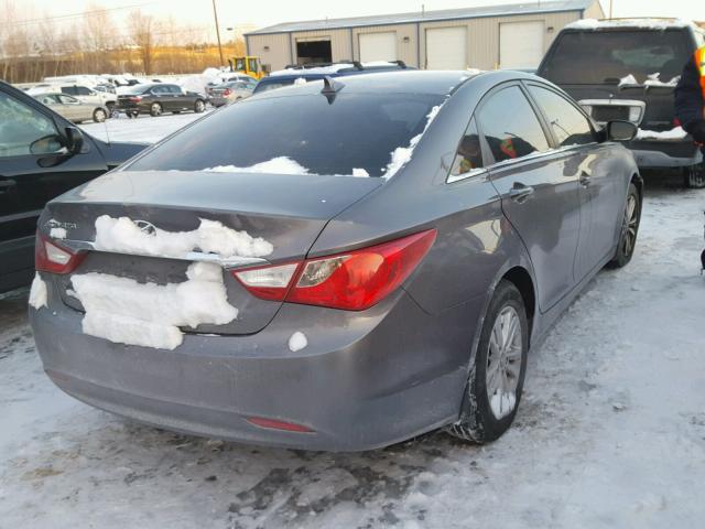 5NPEB4AC2BH111266 - 2011 HYUNDAI SONATA GLS GRAY photo 4