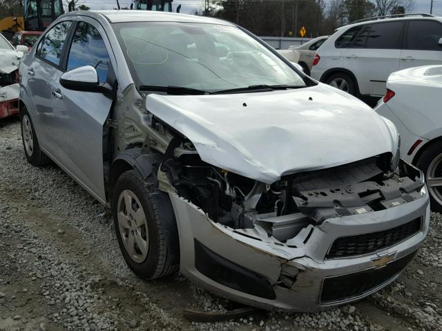 1G1JB5SH4D4132958 - 2013 CHEVROLET SONIC LS SILVER photo 1