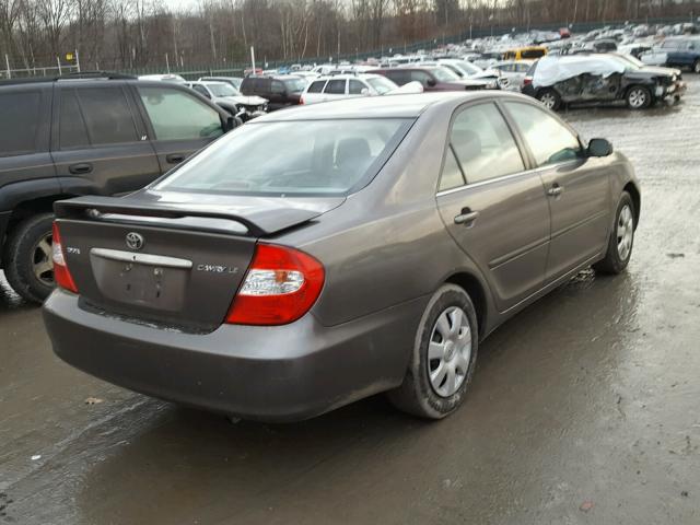 4T1BE32K33U652985 - 2003 TOYOTA CAMRY LE GRAY photo 4