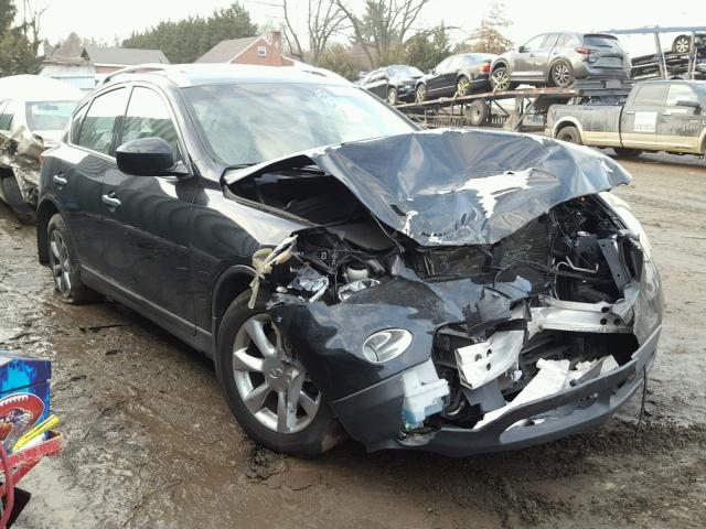 JNKAJ09E58M306484 - 2008 INFINITI EX35 BASE BLACK photo 1