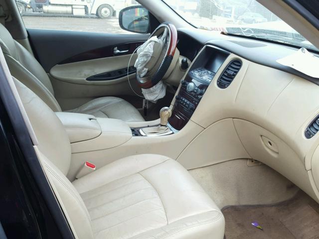 JNKAJ09E58M306484 - 2008 INFINITI EX35 BASE BLACK photo 5