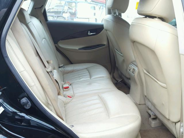 JNKAJ09E58M306484 - 2008 INFINITI EX35 BASE BLACK photo 6