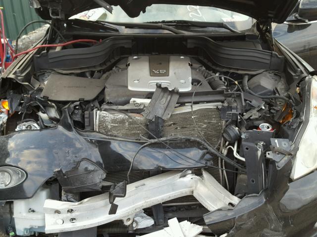 JNKAJ09E58M306484 - 2008 INFINITI EX35 BASE BLACK photo 7