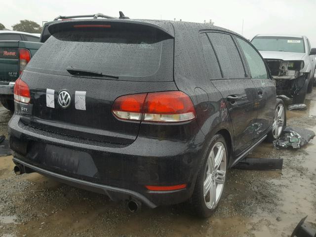 WVWHD9AJ6AW253664 - 2010 VOLKSWAGEN GTI BLACK photo 4