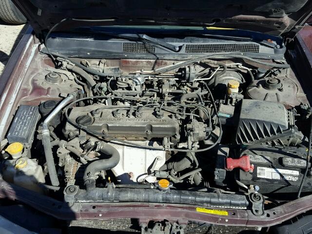 1N4DL01D2XC126370 - 1999 NISSAN ALTIMA XE BURGUNDY photo 7