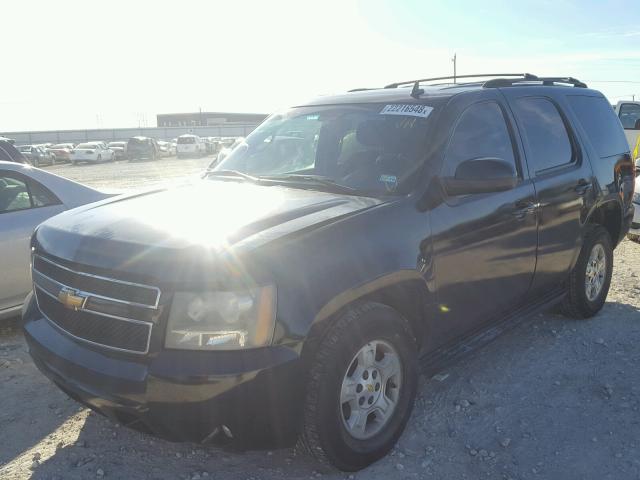 1GNFC13047R271420 - 2007 CHEVROLET TAHOE C150 BLACK photo 2