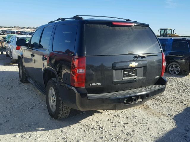 1GNFC13047R271420 - 2007 CHEVROLET TAHOE C150 BLACK photo 3