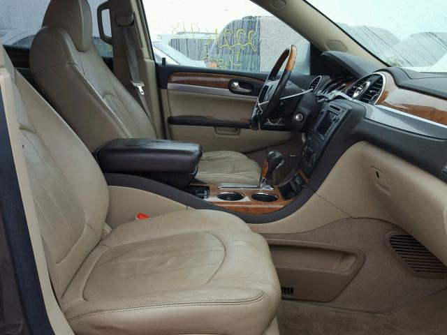 5GAEV23758J271493 - 2008 BUICK ENCLAVE CX BROWN photo 5