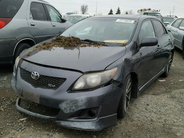 1NXBE40E19Z085090 - 2009 TOYOTA COROLLA XR 灰色 照片 2