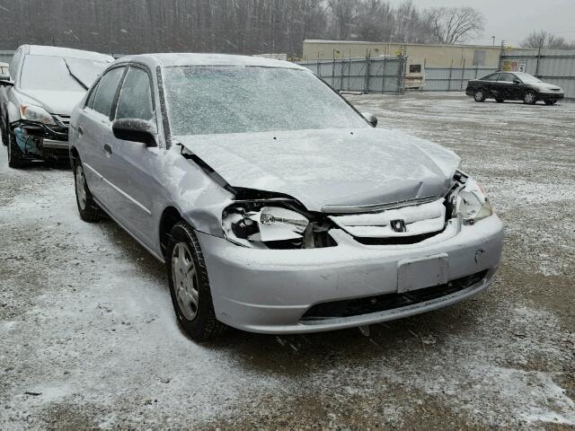 1HGES15521L066416 - 2001 HONDA CIVIC LX SILVER photo 1