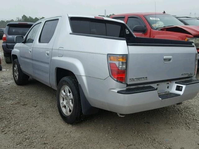 2HJYK16518H502153 - 2008 HONDA RIDGELINE GRAY photo 3