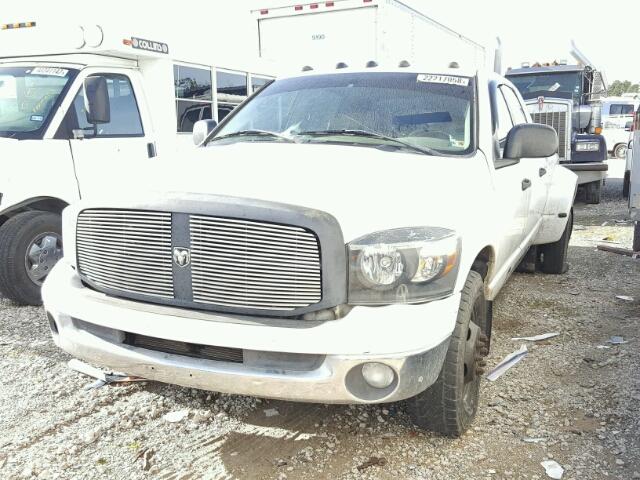 3D7ML49A27G796175 - 2007 DODGE RAM 3500 WHITE photo 2