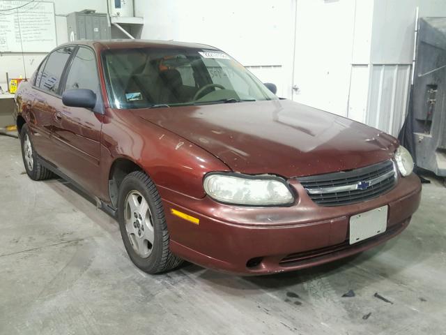 1G1ND52JX2M566524 - 2002 CHEVROLET MALIBU MAROON photo 1