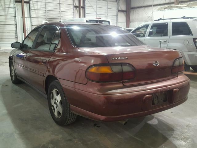 1G1ND52JX2M566524 - 2002 CHEVROLET MALIBU MAROON photo 3