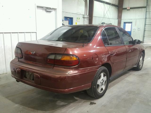 1G1ND52JX2M566524 - 2002 CHEVROLET MALIBU MAROON photo 4