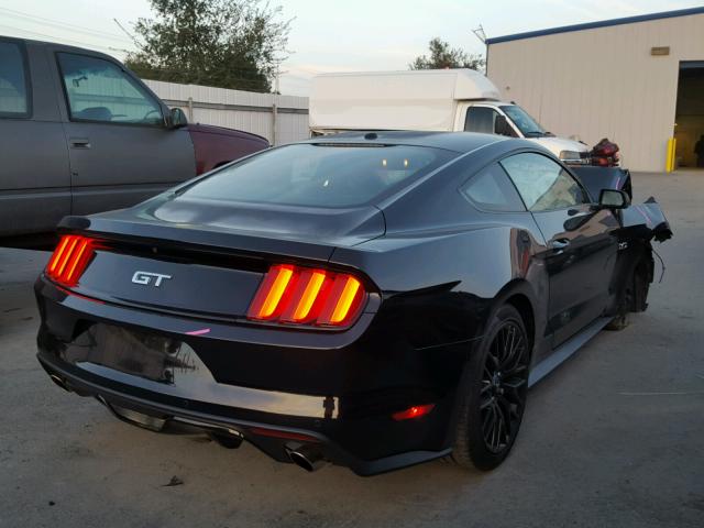 1FA6P8CF6F5319182 - 2015 FORD MUSTANG GT BLACK photo 4