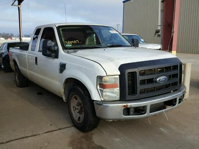 1FTSX205X8EA75055 - 2008 FORD F250 SUPER WHITE photo 1