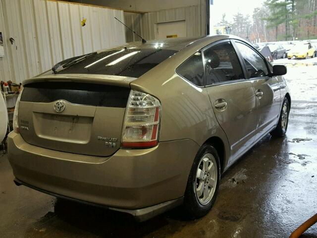 JTDKB20U287742176 - 2008 TOYOTA PRIUS TAN photo 4