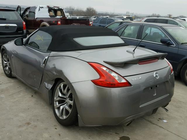 JN1AZ4FH2AM302496 - 2010 NISSAN 370Z GRAY photo 3