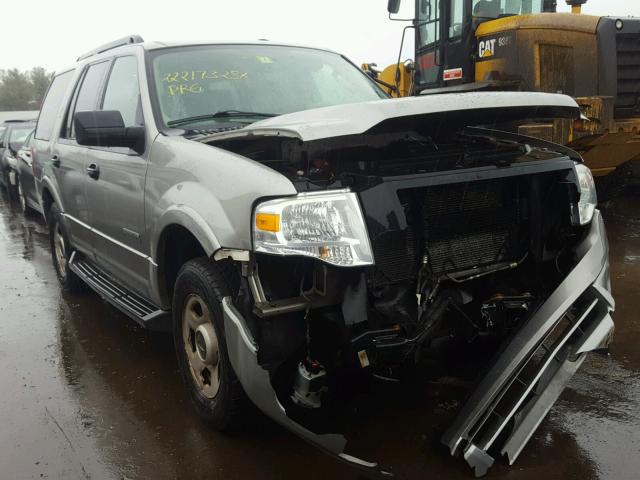 1FMFU16568LA00209 - 2008 FORD EXPEDITION GRAY photo 1