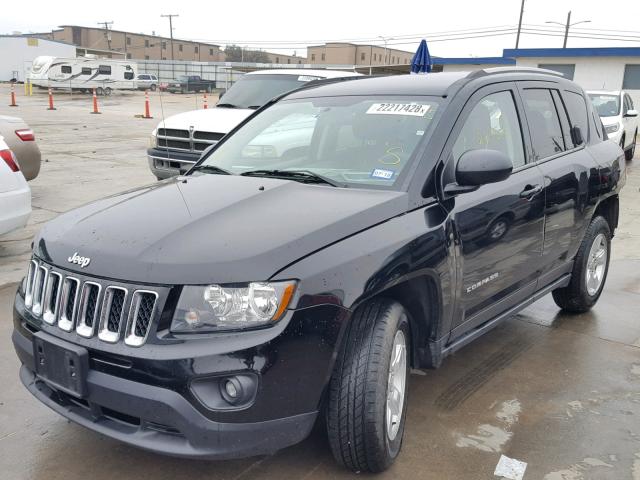 1C4NJCBA5FD284883 - 2015 JEEP COMPASS SP BLACK photo 2