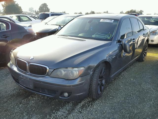 WBAHL83536DT02980 - 2006 BMW 750 I CHARCOAL photo 2