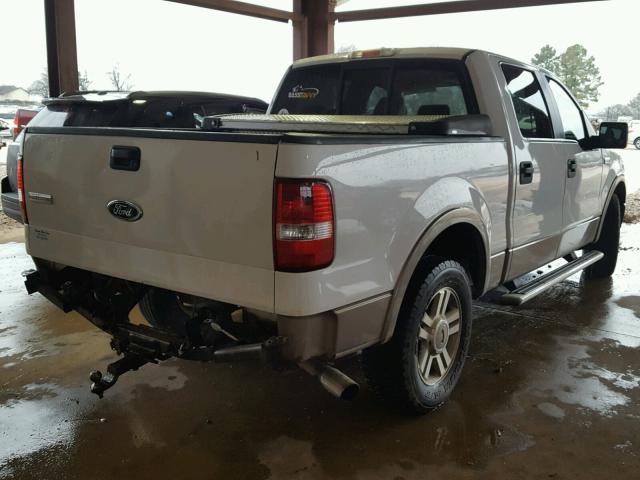 1FTPW12505KD31877 - 2005 FORD F150 SUPER WHITE photo 4