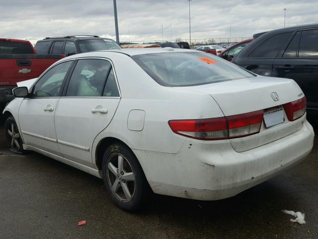 1HGCM567X4A085689 - 2004 HONDA ACCORD EX WHITE photo 3