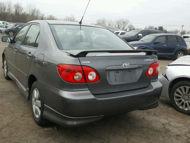 2T1BR32E06C640281 - 2006 TOYOTA COROLLA CE GRAY photo 3