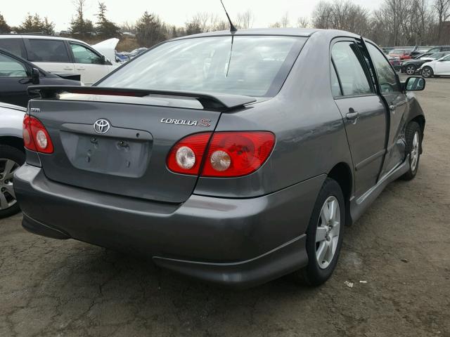 2T1BR32E06C640281 - 2006 TOYOTA COROLLA CE GRAY photo 4