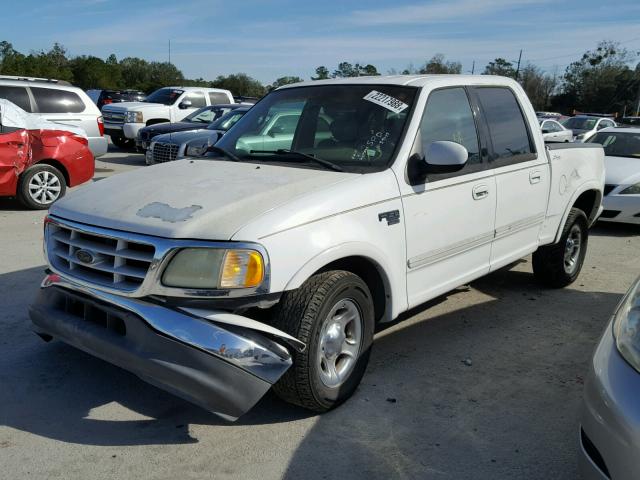 1FTRW07682KA56209 - 2002 FORD F150 SUPER WHITE photo 2