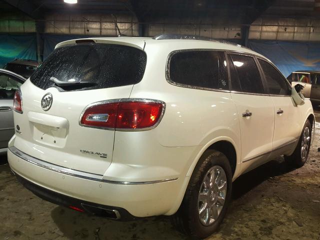 5GAKVCKD0FJ123880 - 2015 BUICK ENCLAVE WHITE photo 4