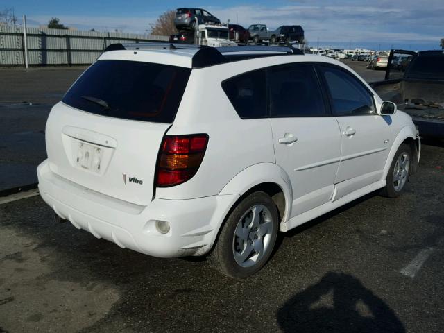 5Y2SL65878Z420914 - 2008 PONTIAC VIBE WHITE photo 4