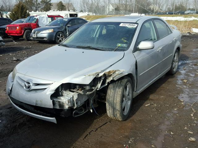 1YVHP80C385M42383 - 2008 MAZDA 6 I SILVER photo 2