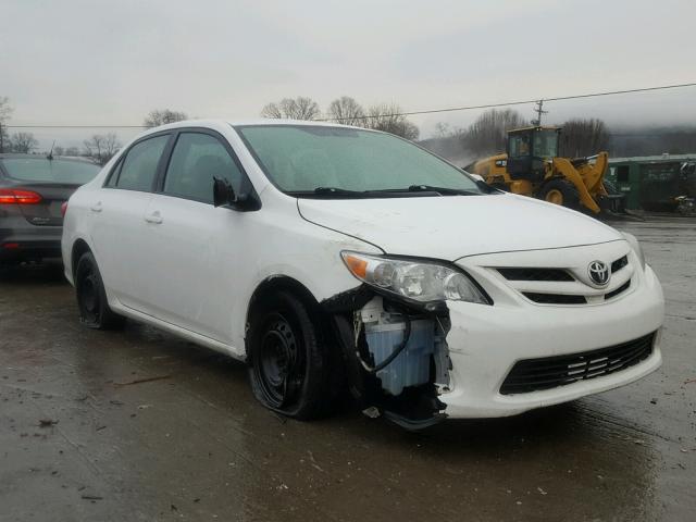 2T1BU4EE9BC737442 - 2011 TOYOTA COROLLA BA WHITE photo 1