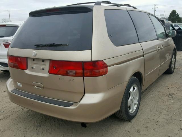 2HKRL1867YH557385 - 2000 HONDA ODYSSEY EX GOLD photo 4