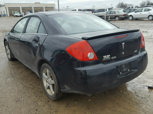 1G2ZG58N374145590 - 2007 PONTIAC G6 BASE BLACK photo 3