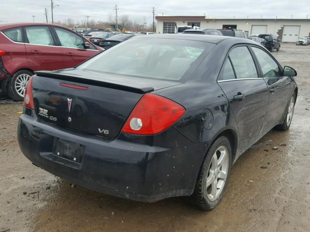 1G2ZG58N374145590 - 2007 PONTIAC G6 BASE BLACK photo 4