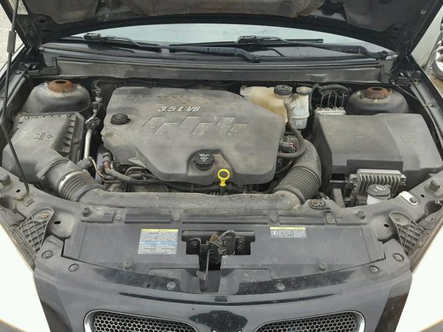 1G2ZG58N374145590 - 2007 PONTIAC G6 BASE BLACK photo 7