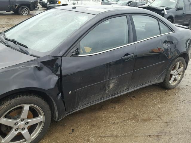 1G2ZG58N374145590 - 2007 PONTIAC G6 BASE BLACK photo 9