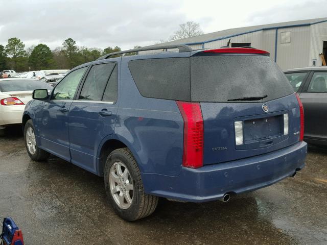 1GYEE637390133734 - 2009 CADILLAC SRX BLUE photo 3