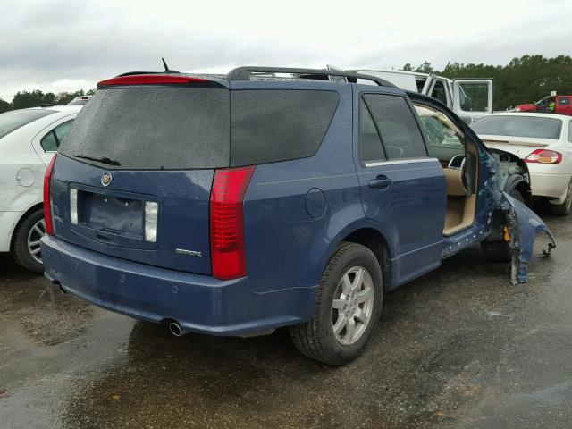 1GYEE637390133734 - 2009 CADILLAC SRX BLUE photo 4