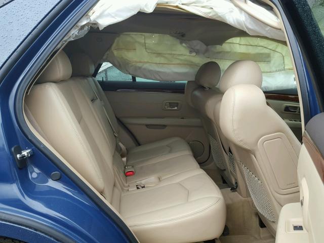 1GYEE637390133734 - 2009 CADILLAC SRX BLUE photo 6