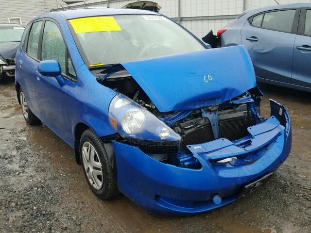 JHMGD38458S017872 - 2008 HONDA FIT BLUE photo 1