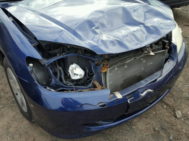 2HGES26825H559854 - 2005 HONDA CIVIC EX BLUE photo 9